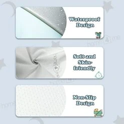 Home4me Pack And Play Mattress 38" X 26"x 2.4'', Portable Trifold Pack N Play Mattress Pad, Waterproof Dual Sided (Firm&Soft) Mini Crib Mattress, Toddler Memory Foam Mattress Pad For Play Pen -Delta Children Shop 411Kc3wDCTL