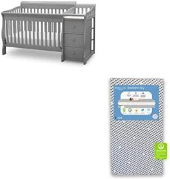 Delta Children Princeton Junction Convertible Crib N Changer, Grey -Delta Children Shop 411LQIArpGL. AC