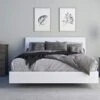 Nexera Unik 4 Piece Queen Size Bedroom Set, Bark Grey And White 2 Nexera Unik 4 Piece Queen Size Bedroom Set, Bark Grey And White -Delta Children Shop 411qPvUrEtL