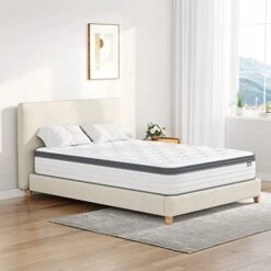Twin Mattress, 12 Inch Memory Foam Innerspring Hybrid Mattress In A Box -Delta Children Shop 413SjoYAapL