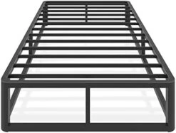 6 Inch Queen Bed Frame With Round Corner Edges, Low Profile Queen Metal Platform Bed Frame With Steel Slat Support, No Box Spring Needed/Easy Assembly/Noise Free Mattress Foundation -Delta Children Shop 413blXorFaL. AC