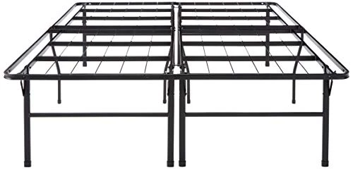 18 Inch Metal Platform Beds W/Heavy Duty Steel Slat Mattress Foundation (No Box Spring Needed), Queen, Black 4 18 Inch Metal Platform Beds W/Heavy Duty Steel Slat Mattress Foundation (No Box Spring Needed), Queen, Black - Image 2