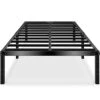 Queen Bed Frame 18 Inch High Bedframe Tall No Box Spring Needed With Storage Metal Platform Size -Delta Children Shop 413k00Nyz2L