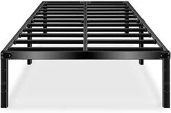 Queen Bed Frame 18 Inch High Bedframe Tall No Box Spring Needed With Storage Metal Platform Size -Delta Children Shop 413k00Nyz2L. AC