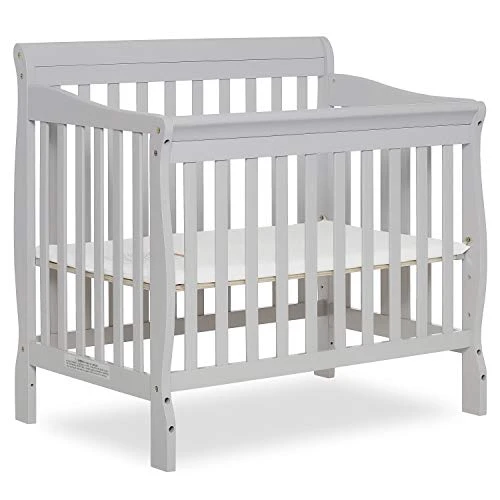 Dream On Me Aden 4-in-1 Convertible Mini Crib In White, Greenguard Gold Certified, Non-Toxic Finish, New Zealand Pinewood, With 3 Mattress Height Settings 10 Dream On Me Aden 4-in-1 Convertible Mini Crib In White, Greenguard Gold Certified, Non-Toxic Finish, New Zealand Pinewood, With 3 Mattress Height Settings - Image 8