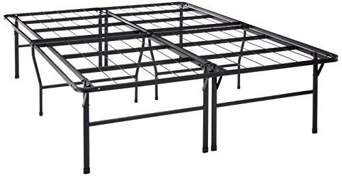 18 Inch Metal Platform Beds W/Heavy Duty Steel Slat Mattress Foundation (No Box Spring Needed), Queen, Black 3 18 Inch Metal Platform Beds W/Heavy Duty Steel Slat Mattress Foundation (No Box Spring Needed), Queen, Black
