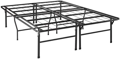 18 Inch Metal Platform Beds W/Heavy Duty Steel Slat Mattress Foundation (No Box Spring Needed), Queen, Black 17 18 Inch Metal Platform Beds W/Heavy Duty Steel Slat Mattress Foundation (No Box Spring Needed), Queen, Black - Image 15