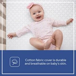 Sealy Soybean Natural Rest Waterproof Baby Crib And Toddler Mattress – Lightweight Soy Foam - Made In USA, 52"x28" -Delta Children Shop 415Kt91ZlqL 1