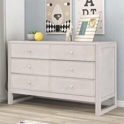 Antique Gray 3 Pieces Furniture Size Bedroom Frame With USB Charging And Wood Slatt, Dresser, Night Stand, Easy Assemble, Bed Set-Queen -Delta Children Shop 416iHM39L. AC