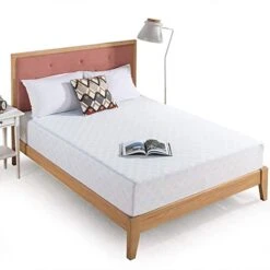 Omkaram Upholstered Platform Bed With Wood Slat Support, Full & 10 Inch Gel-Infused Green Tea Memory Foam Mattress, Full 13 Omkaram Upholstered Platform Bed With Wood Slat Support, Full & 10 Inch Gel-Infused Green Tea Memory Foam Mattress, Full -Delta Children Shop 417JXoj6gNL