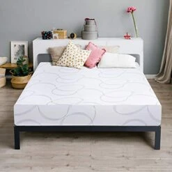 9 Inch Multi-Layered I-Gel Infused Memory Foam Mattress, Queen, White