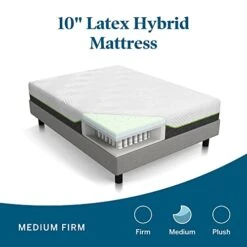 Ucid L300 Full Adjustable Bed Frame With Lucid 10 Inch Latex Hybrid Full Mattress -Delta Children Shop 417pMHbRBeL