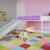Junior Twin Metal Loft Bed With Slide, Multifunctional Design, White With White Slide -Delta Children Shop 41821hEC8uL