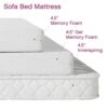 4.5-Inch Memory Foam Replacement Mattress For Sleeper Sofa Bed Full,Plush,White 2 4.5-Inch Memory Foam Replacement Mattress For Sleeper Sofa Bed Full,Plush,White -Delta Children Shop 4188katWfKL