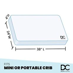 Delta Children Twinkle Stars 4" Mini Crib Mattress,Firm -Delta Children Shop 4193bwPHPhL