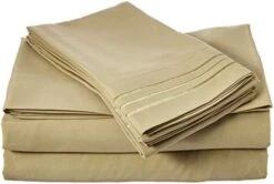 1800 Series Egyptian Quality Super Soft Wrinkle Resistant & Fade Resistant Beautiful Design On Pillowcases 4-Piece Sheet Set, Deep Pocket Up To 16inch, Full White -Delta Children Shop 41A4FnMe1XL. AC