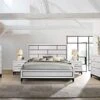 Stout Contemporary Panel Bedroom Set With King Bed, Dresser, Mirror, 2 Night Stands, Chest, White 1 Stout Contemporary Panel Bedroom Set With King Bed, Dresser, Mirror, 2 Night Stands, Chest, White -Delta Children Shop 41AcE5Wj1CL