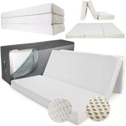 Portable Mattress - Folding Memory Foam Guest Fold Up Bed W/Case | Tri-Fold (6 Inch) Travel Away Floor, Futon & Camp Cot Topper For Fast Trifold Foldable (Fold-Up & Fold-Out) Sleep Comfort (Twin) 17 Portable Mattress - Folding Memory Foam Guest Fold Up Bed W/Case | Tri-Fold (6 Inch) Travel Away Floor, Futon & Camp Cot Topper For Fast Trifold Foldable (Fold-Up & Fold-Out) Sleep Comfort (Twin) -Delta Children Shop 41CUS2teQ6L. AC