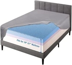 Queen Fitted Sheet Only,21 Inch Extra Deep Pocket White Bottom Bed Sheet, Soft Breathable,Stay In Place,for Pillow Top Mattress Thick Mattress -Delta Children Shop 41CdgZHGQYL. AC 1