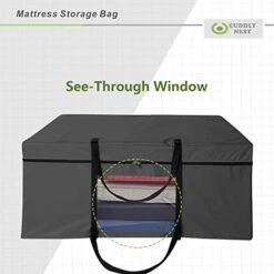 Folding Mattress Storage Bag - Heavy Duty Carry Case For Tri-Fold Guest Bed Mattress (Fits 6" Twin & Twin XL Mattress) -Delta Children Shop 41ChisXBevL