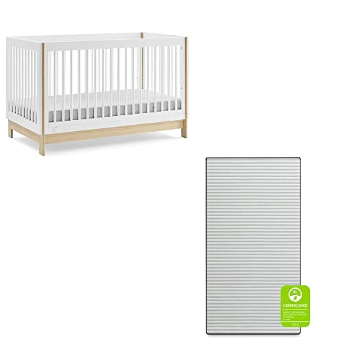 BabyGap By Delta Children Tate 4-in-1 Convertible Crib TrueSleep Crib And Toddler Mattress (Bundle), Navy/Natural 13 BabyGap By Delta Children Tate 4-in-1 Convertible Crib TrueSleep Crib And Toddler Mattress (Bundle), Navy/Natural - Image 11