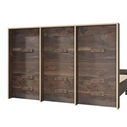 King Bed Frame With Storage Bench Wood Platform Bed With Headboard And Slats Support For Kids Girls Boys Teens Adults, King Size, No Box Spring Needed, Walnut -Delta Children Shop 41DfnomZh8L