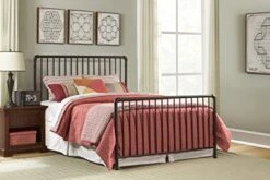 Furniture Brandi Bed Set, Frame Included, Queen, Oiled Bronze