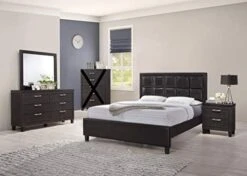 Contemporary Styling Espresso 6Pc Wooden Queen Bedroom Set(Q/D/M/2N/C) -Delta Children Shop 41EV0l5f8hL. AC