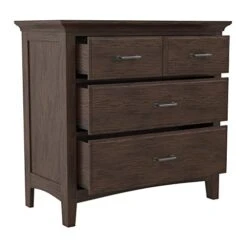 Modern Mission Vintage Oak Bedroom Set With 2 Nightstands And 1 Chest, Queen 11 Modern Mission Vintage Oak Bedroom Set With 2 Nightstands And 1 Chest, Queen -Delta Children Shop 41Fry5TbTAL