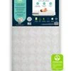Delta Children Serta Tranquility Eco Firm 2-Stage 6" Premium Baby Crib Mattress & Toddler Mattress - Waterproof - GREENGUARD Gold Certified - 50 Year Warranty - Made In USA, 27.5x52x6 Inch, White (Pack Of 1) -Delta Children Shop 41G7AicwlQL