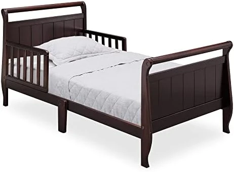 Delta Children Wood Toddler Bed Sleigh, Crib, White 11 Delta Children Wood Toddler Bed Sleigh, Crib, White - Image 9