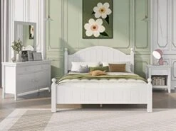 Bedroom Sets, 5 Pieces Bedroom Sets, Wood Bedroom Sets With Queen Platform Bed, Nightstand*2, Dresser & Mirror, Champagne Silver 25 Bedroom Sets, 5 Pieces Bedroom Sets, Wood Bedroom Sets With Queen Platform Bed, Nightstand*2, Dresser & Mirror, Champagne Silver -Delta Children Shop 41IHV4KmCVL. AC 1