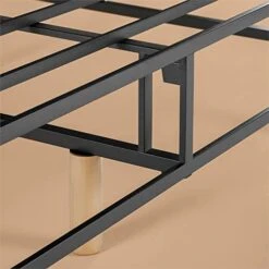 INUS GOOD DESIGN Award Winner Justina Metal Mattress Foundation / 16 Inch Platform Bed / No Box Spring Needed, Grey,King 20 INUS GOOD DESIGN Award Winner Justina Metal Mattress Foundation / 16 Inch Platform Bed / No Box Spring Needed, Grey,King -Delta Children Shop 41IL6Att8rL