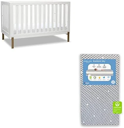 Delta Children Hendrix 4-in-1 Convertible Crib, Greenguard Gold Certified, Midnight Grey/Bronze 9 Delta Children Hendrix 4-in-1 Convertible Crib, Greenguard Gold Certified, Midnight Grey/Bronze - Image 7