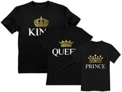 King Queen & Prince Family Set For Husband Wife & Boy Matching For Valentines 11 King Queen & Prince Family Set For Husband Wife & Boy Matching For Valentines -Delta Children Shop 41JfMdPTt5L. AC