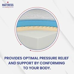 12 Inch Revive Gel Memory Foam Mattress Full Comfort | Advanced Gel Technology To Maintain Body Temperature | CertiPUR-US Certified | California King 12 12 Inch Revive Gel Memory Foam Mattress Full Comfort | Advanced Gel Technology To Maintain Body Temperature | CertiPUR-US Certified | California King -Delta Children Shop 41JqrjwVnNL