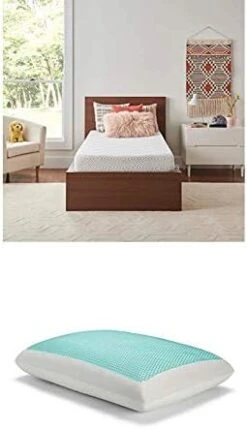 Ealy - Memory Foam Bed In A Box - 8 Inch, Medium Feel, Twin Size, CopperChill Technology, CertiPur-US Certified,White -Delta Children Shop 41LhrxDQCzL. AC