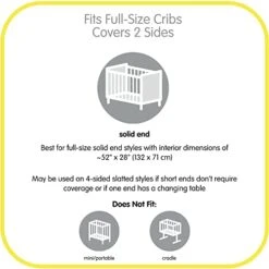 BreathableBaby Breathable Mesh Crib Liner – Classic Collection – White – Fits Full-Size Solid End Cribs Only – Anti-Bumper 12 BreathableBaby Breathable Mesh Crib Liner – Classic Collection – White – Fits Full-Size Solid End Cribs Only – Anti-Bumper -Delta Children Shop 41MW3FTeRDL