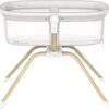 ANGELBLISS 3 In 1 Rocking Bassinet & Baby Bassinet Bedside Crib, One-Second Convert Travel Portable Bassinet Newborn Baby (White) 1 ANGELBLISS 3 In 1 Rocking Bassinet & Baby Bassinet Bedside Crib, One-Second Convert Travel Portable Bassinet Newborn Baby (White) -Delta Children Shop 41MyjS67AZL