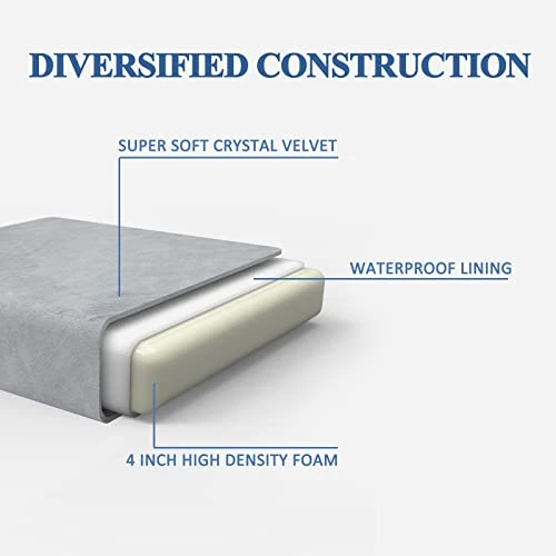 Full Tri Folding Mattress With Storage Bag Foam Topper 4" Thickness Floor Cot Mattress, Guset Bed With Removable&Machine Washable Cover And Lining, CertiPUR-US Certified, Full 54 X 75 Inch 6 Full Tri Folding Mattress With Storage Bag Foam Topper 4" Thickness Floor Cot Mattress, Guset Bed With Removable&Machine Washable Cover And Lining, CertiPUR-US Certified, Full 54 X 75 Inch - Image 4