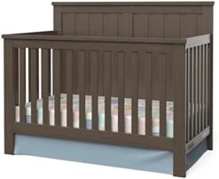 Child Craft Calder 4-in-1 Convertible Baby Crib, Brushed Cotton -Delta Children Shop 41NGtXUWKJL. AC
