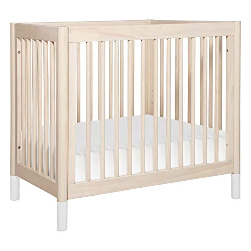 Babyletto Gelato 4-in-1 Convertible Mini Crib In White And Washed Natural, Greenguard Gold Certified 10 Babyletto Gelato 4-in-1 Convertible Mini Crib In White And Washed Natural, Greenguard Gold Certified - Image 8