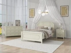 Bedroom Sets, 5 Pieces Bedroom Sets, Wood Bedroom Sets With Queen Platform Bed, Nightstand*2, Dresser & Mirror, Champagne Silver 28 Bedroom Sets, 5 Pieces Bedroom Sets, Wood Bedroom Sets With Queen Platform Bed, Nightstand*2, Dresser & Mirror, Champagne Silver -Delta Children Shop 41Oh9oZINbL. AC