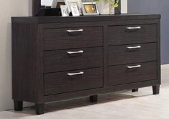 Contemporary Styling Espresso 6Pc Wooden Queen Bedroom Set(Q/D/M/2N/C) -Delta Children Shop 41OnsKyGkVL