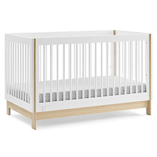 BabyGap By Delta Children Tate 4-in-1 Convertible Crib TrueSleep Crib And Toddler Mattress (Bundle), Navy/Natural 9 BabyGap By Delta Children Tate 4-in-1 Convertible Crib TrueSleep Crib And Toddler Mattress (Bundle), Navy/Natural - Image 7