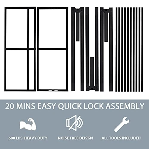 14'' Metal Platform Queen Bed Frame With Strong Steel Slats Support/Sufficient Storage Space/Mattress Foundation/No Box Spring Needed/Easy Assembly 7 14'' Metal Platform Queen Bed Frame With Strong Steel Slats Support/Sufficient Storage Space/Mattress Foundation/No Box Spring Needed/Easy Assembly - Image 5