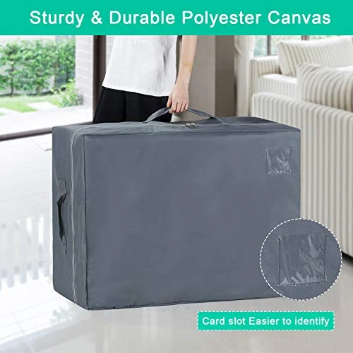 Carry Case For Tri-Fold Mattress 4-6 Inch Twin, Foldable Memory Foam Mattress Case, Sturdy Carrying Bag For 4-6 Inch Twin Trifold Matress, Portable Twin Mattress Storage Bag With 3 Handles 5 Carry Case For Tri-Fold Mattress 4-6 Inch Twin, Foldable Memory Foam Mattress Case, Sturdy Carrying Bag For 4-6 Inch Twin Trifold Matress, Portable Twin Mattress Storage Bag With 3 Handles - Image 3