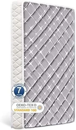 Crib And Toddler Mattress - 52" X 27.6" X 5" - Premium Foam - Firm - Dual Sided Standard Size Baby Mattresses For Crib And Toddler Bed - Baby Crib Mattress - Toddler Mattress For Toddler Bed -Delta Children Shop 41PgPCeWf0L. AC