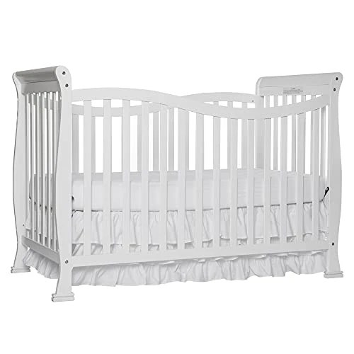 Dream On Me Violet 7-In-1 Convertible Life Style Crib In White, Greenguard Gold Certified, 4 Mattress Height Settings, Made Of Sustainable New Zealand Pinewood 9 Dream On Me Violet 7-In-1 Convertible Life Style Crib In White, Greenguard Gold Certified, 4 Mattress Height Settings, Made Of Sustainable New Zealand Pinewood - Image 7