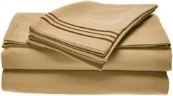 1800 Series Egyptian Quality Super Soft Wrinkle Resistant & Fade Resistant Beautiful Design On Pillowcases 4-Piece Sheet Set, Deep Pocket Up To 16inch, Full White -Delta Children Shop 41Q3Ex3WqiL. AC